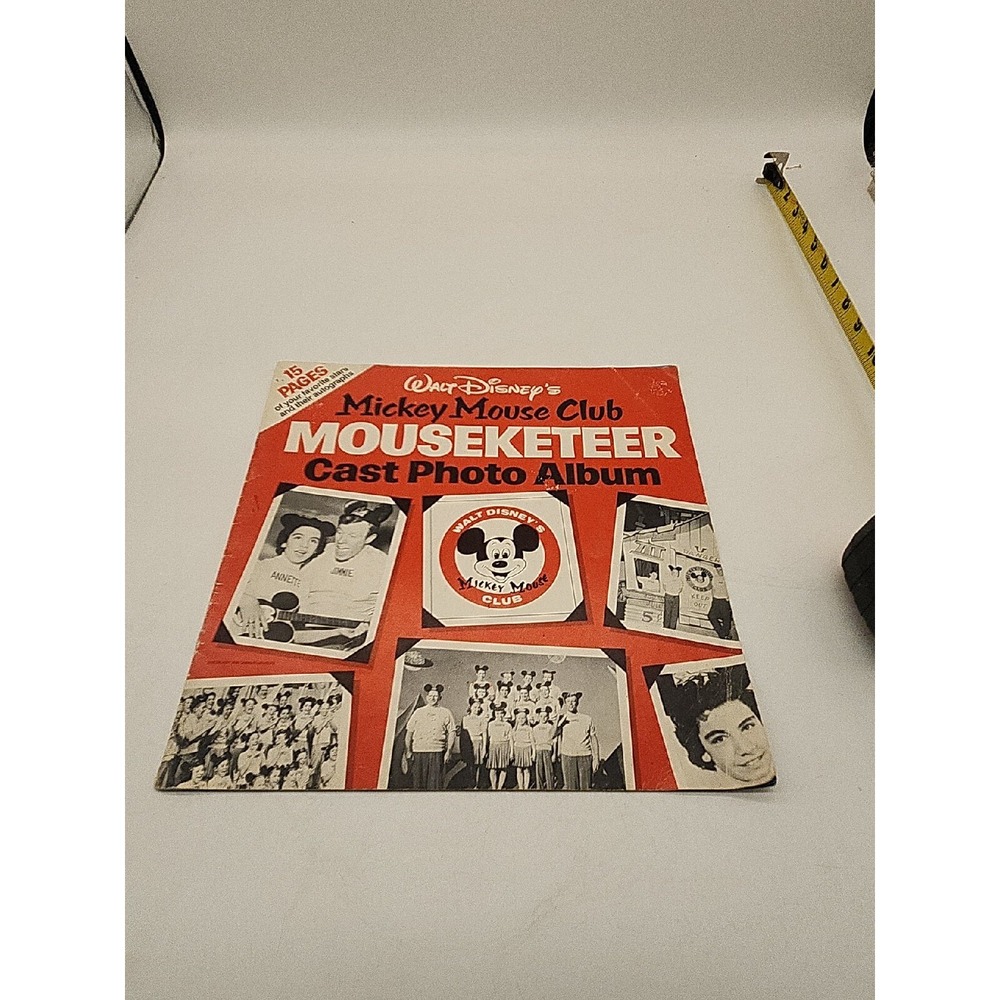 Mickey Mouse Club Mouseketeer Cast Photo Album, Printed in USA, Vintage Preowned